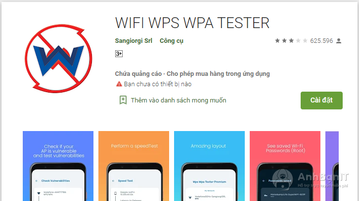 WPS WPA Tester cho Android