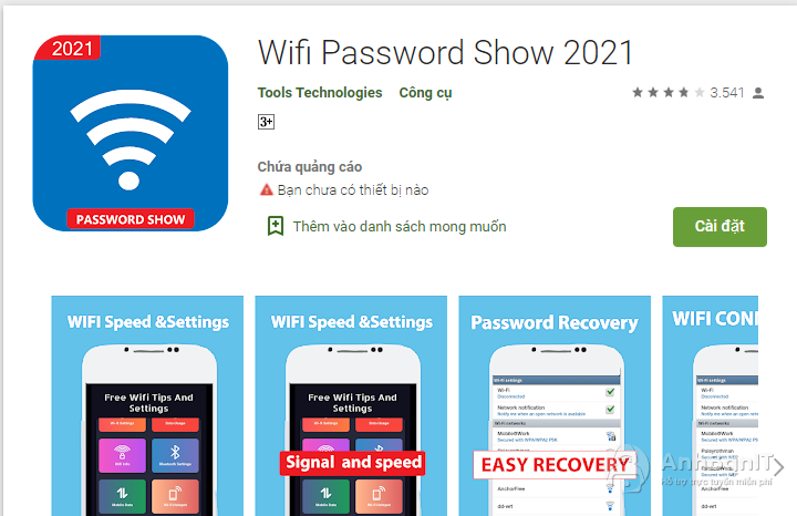Wifi Password Show cho Android