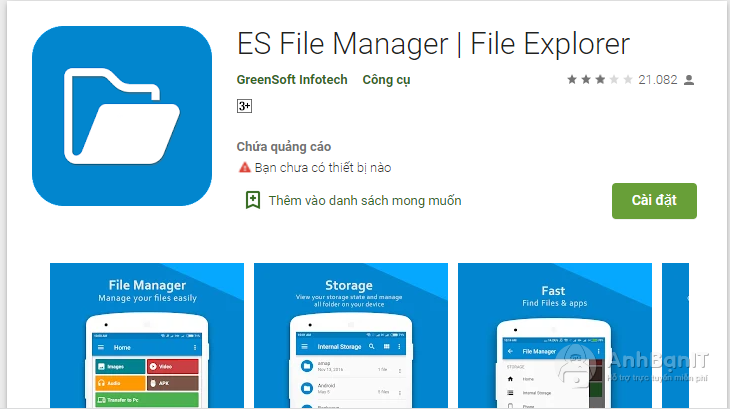 ES File Explorer cho android